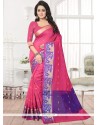 Banarasi Silk Pink Silk Saree