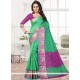 Green Banarasi Silk Saree