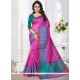 Banarasi Silk Patch Border Work Silk Saree