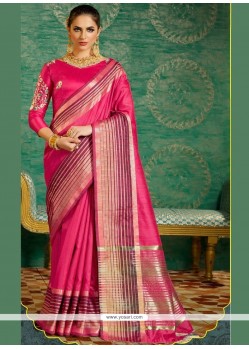 Silk Hand Work Designer Saree