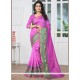 Banarasi Silk Purple Woven Work Designer Traditional Saree