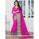 Banarasi Silk Magenta Traditional Designer Saree