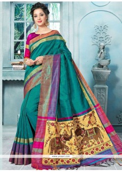 Art Silk Weaving Work Designer Traditional Saree