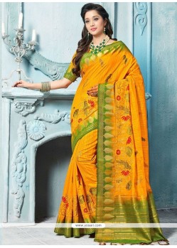 Art Silk Weaving Work Designer Traditional Saree