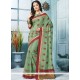 Green Weaving Work Traditional Saree