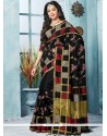 Black Weaving Work Art Silk Designer Traditional Saree