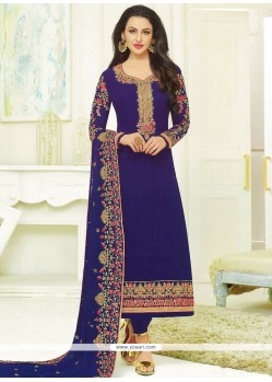 Resham Work Churidar Designer Suit