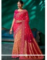 Viscose Embroidered Work Designer Traditional Saree