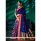 Viscose Resham Work Classic Designer Saree