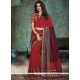 Art Silk Red Traditional Designer Saree
