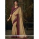 Beige Patch Border Work Art Silk Designer Traditional Saree