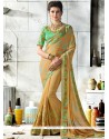 Patch Border Work Classic Designer Saree