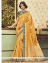 Art Silk Yellow Designer Traditional Saree