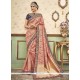 Pink Zari Work Art Silk Traditional Designer Saree