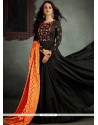 Embroidered Work Rayon Floor Length Anarkali Suit