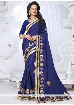 Fancy Fabric Embroidered Work Saree