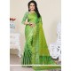 Banarasi Silk Green Designer Traditional Saree