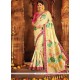 Cream Traditional Saree