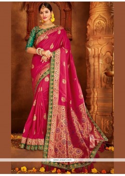 Weaving Work Traditional Designer Saree