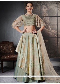 Jacquard Silk Fancy Work Work Lehenga Choli