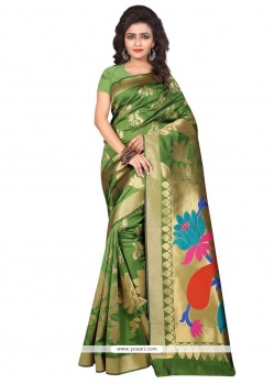 Art Silk Weaving Work Traditional Designer Saree