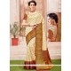 Tussar Silk Weaving Work Traditional Designer Saree