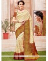 Tussar Silk Weaving Work Traditional Designer Saree