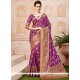 Purple Weaving Work Traditional Designer Saree