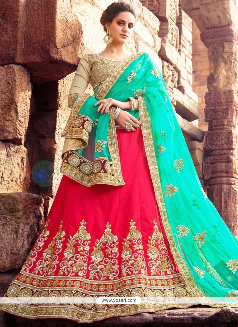 Exclusive Pretty Georgette Fabric Embroidered Sangeet Wear Lehenga Cho |  Lehenga, Saree designs party wear, Lehenga choli