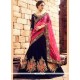 Embroidered Work Velvet Lehenga Choli