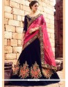 Embroidered Work Velvet Lehenga Choli