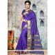 Art Silk Blue Traditional Designer Saree