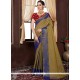 Handloom Silk Green Weaving Work Designer Traditional Saree