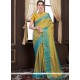 Handloom Silk Mustard Weaving Work Designer Traditional Saree