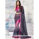 Print Work Faux Georgette Printed Saree