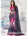 Print Work Faux Georgette Printed Saree