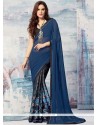 Faux Georgette Print Work Printed Saree