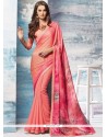 Faux Georgette Printed Saree