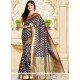 Art Silk Navy Blue Weaving Work Traditional Designer Saree