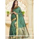 Art Silk Green Traditional Saree