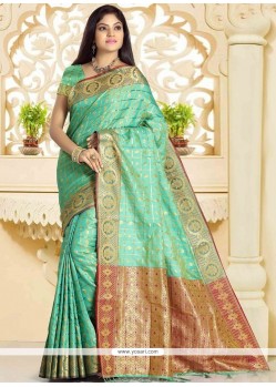 Weaving Work Art Silk Designer Traditional Saree