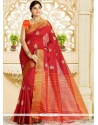 Weaving Work Art Silk Traditional Saree