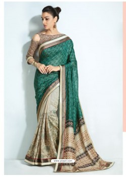 Marvelous Green Casual Saree