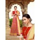 Affectionate Red Zari Work Silk Saree