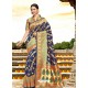 Marvelous Blue Art Silk Zari Work Saree