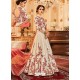 Heavenly Embroidered Cream Floor Length Anarkali Suit