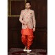 Astonishing Orange Banarasi Silk Kurta Pajama