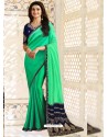 Awesome Banglori Silk Party Wear With Embroidery Work In Light Green
