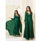 Ordinary Green Designer Satin Geogette Kurti