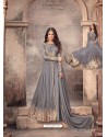 Ordinary Grey Designer Floor Length Anarkali Suit